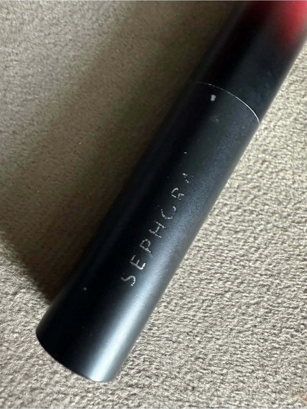 Maybelline Fit Me Matte + Poreless Foundation - Warm Beige and Sephora lipstick